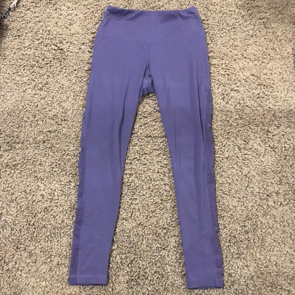 Pants - Purple Mesh Leggings